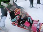 愛の輪 障害者スキー研修のボランティア
